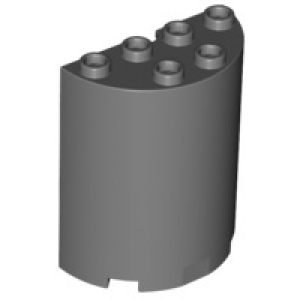 LEGO® Cylinder Half 2x4x4