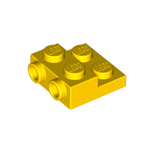 LEGO® Plate 2x2x2/3 - 4 Tenons et 2 Creux sur un Côté