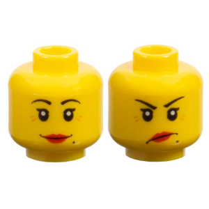 LEGO® Minifigure Head Dual Sided Female