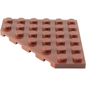 LEGO® Plate 6x6 - 45° Triangulaire