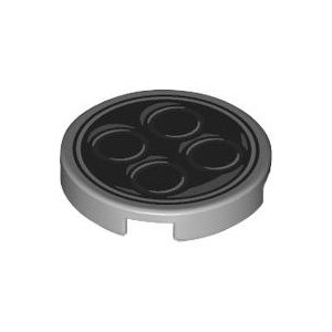 LEGO® Tile Round 2x2 with Bottom Stud Holder