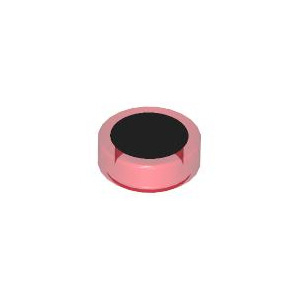 LEGO® Tile Round 1x1 with Large Black Circle