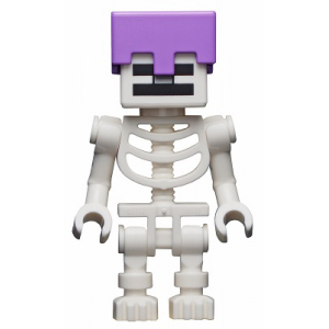 LEGO® Skeleton Minecraft Medium Lavender Hlemet