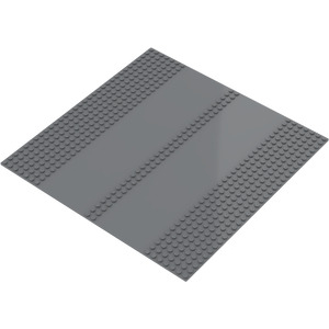 LEGO® Baseplate Road 32x32 Stud Straight with Double Drivewa