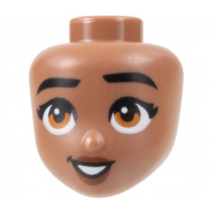 LEGO® Mini Doll Head Friend with Black Eyebrows