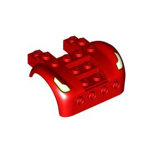 LEGO® Vehicle Mudguard 6x4 with 4 Studs on Front