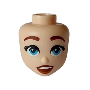 LEGO® Mini Doll Head Friends with Reddish Brown Eyebrows