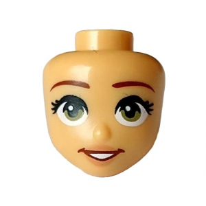 LEGO® Mini Doll Head Friends with Reddish Brown Eyebrows