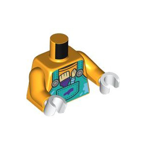 LEGO® Mini-Figurine Torse Imprimé Peinture Artiste (AH)