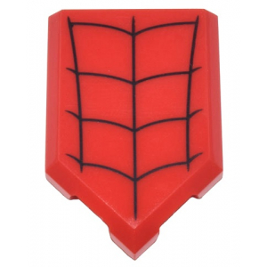 LEGO® Tile Modified 2x3 Pentagonal with Black Spider