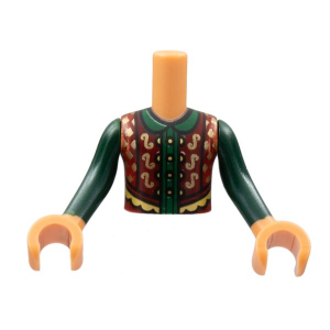 LEGO® Torso Mini Doll Boy Dar Red Vest