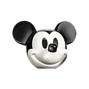 LEGO® Minifigure Head Modified Mouse with Molded Black