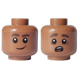 LEGO® Mini-Figurine Tête Deux Expressions (1U)