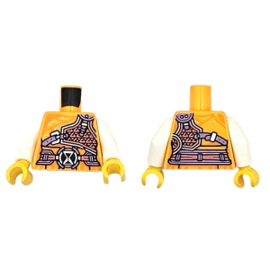 LEGO® Torso Robe with Orange Lines