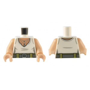 LEGO® Torso Female Shirt Dark Bluish Gray Belt