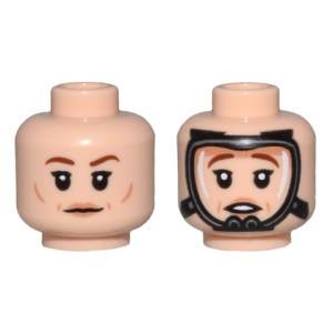 LEGO® Mini-Figurine Tête Femme Masque Oxygène (2S)