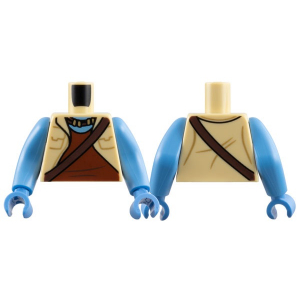 LEGO® Mini-Figurine Torse Gilet Ouvert (AI)