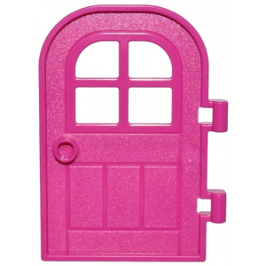 LEGO® Door 1x4x6 Curved Top with Window with 4 Panes