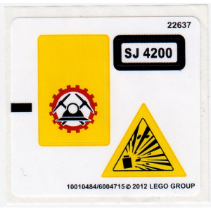 LEGO® Autocollant Sticker Set 4200 City