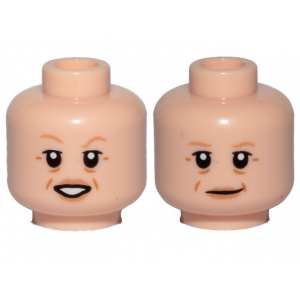 LEGO® Mini-Figurine Tête Femme 2 Expressions (4G)