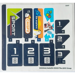 LEGO® Autocollant Sticker Set 60366 Ski