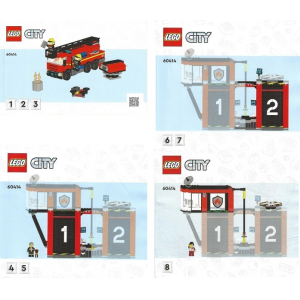 LEGO® Notice Papier Set 60414 Pompier