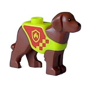 LEGO® Dog Labrador Rescue Dog with Molded Neon Yellow