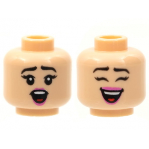 LEGO® Minifigure Haed Dual Sided Female