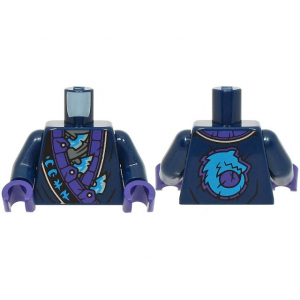 LEGO® Torso Robe Dark Purple Ninjago Logogram