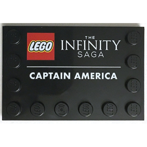 LEGO® Tile Modified 4x6 with Studs Eges The Infinity Saga