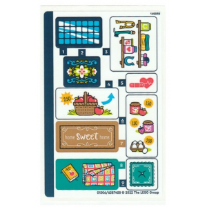 LEGO® Autocollant Sticker Set 41721 Friends