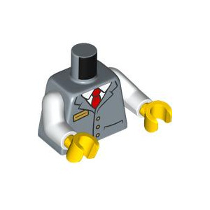 LEGO® Mini-Figurine Torse Receptionniste (3D)