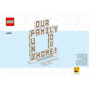 LEGO® Instructions Build Together Message Board