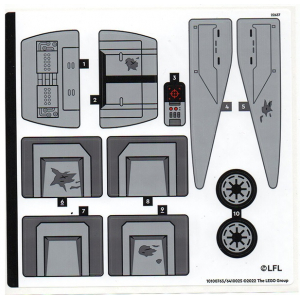 LEGO® Sticker Sheet for Set 75337