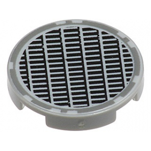 LEGO® Tile Round 2x2 with Fine Mesh Grille Manhole