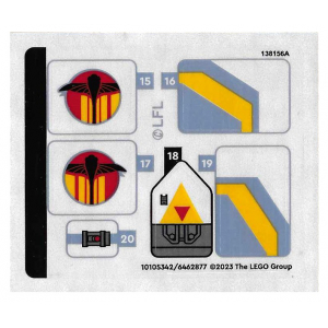 LEGO® Sticker Sheet for Set 75357 Sheet 2