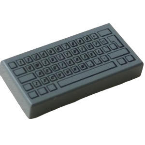 LEGO® Tile 1x2 with Groove with Computer Keyboard