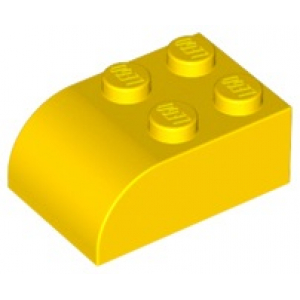 LEGO® Slope Curved 2x3 with Four Studs