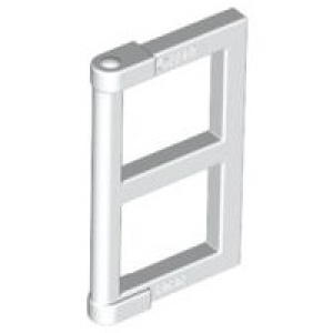 LEGO® Pane for Window 1x2x3 with Thick Corner Tabs