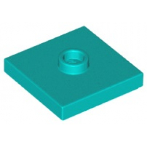 LEGO® Plate Modified 2x2 with Groove and 1 Stud in Center