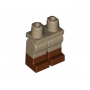 LEGO® Mini-Figurine Jambes Beige Foncé et Marron (C3)